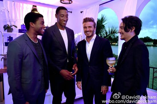 張震與貝克漢姆共進(jìn)晚餐 張震與貝克漢姆共進(jìn)晚餐