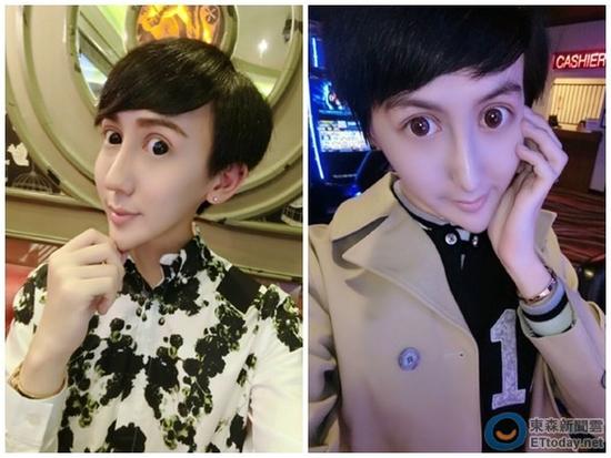 蛇精男曬兒時(shí)照自稱天然 蛇精男曬兒時(shí)照自稱天然