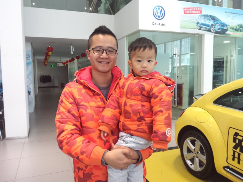 父子同款，瞧這給美的！