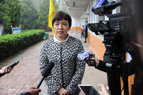 省體彩中心書(shū)記王海新接受記者采訪