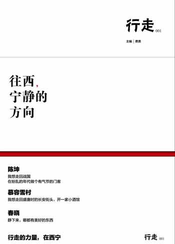 陳坤首次擔(dān)當(dāng)出品人的《往西，寧?kù)o的方向》