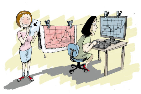 網(wǎng)上主婦的持家經(jīng)：基金定投3年跑不贏定存 漫畫(huà)/余寧山