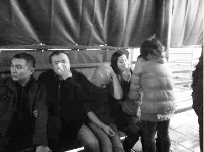 圖為打斗中受傷的武漢游客。