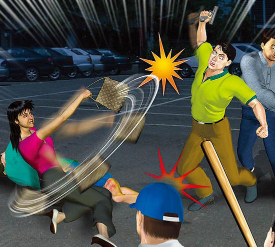 一名臺灣女子甘愿用肉身為男友擋子彈。（示意圖，來自臺媒）