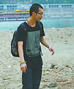 喜歡考古的小楊。受訪者供圖