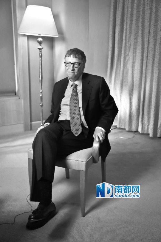 比爾·蓋茨接受美國《滾石》雜志專訪。