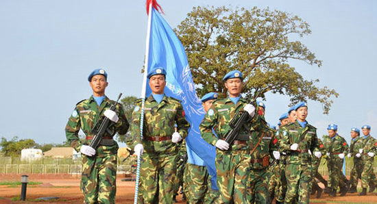 資料圖：中方將派遣700名官兵前往南蘇丹進行維和。