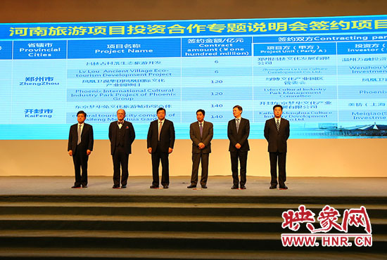 河南旅游項(xiàng)目投資合作專題說明會。