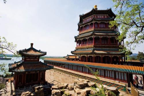 北方的皇家園林象征著盛世的繁華。