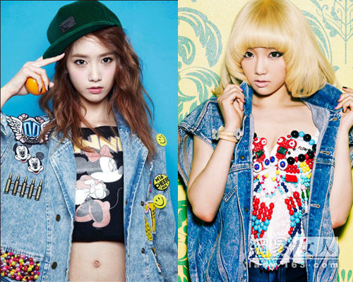 少女時(shí)代演繹新棒球衫高分穿搭 少女時(shí)代演繹新棒球衫高分穿搭