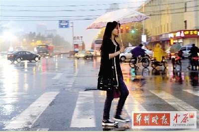 鄭州市昨夜到今天陰有小雨 10日全省晴天間多云
