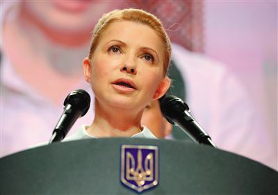 25日，在大選中得票率大幅落后的季莫申科舉行新聞發(fā)布會。