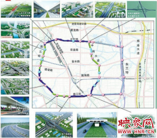 三環(huán)快速化工程方案圖。