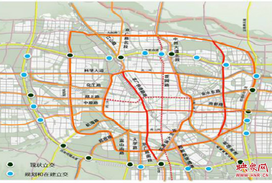 兩環(huán)十七放射景觀廊道建設(shè)。