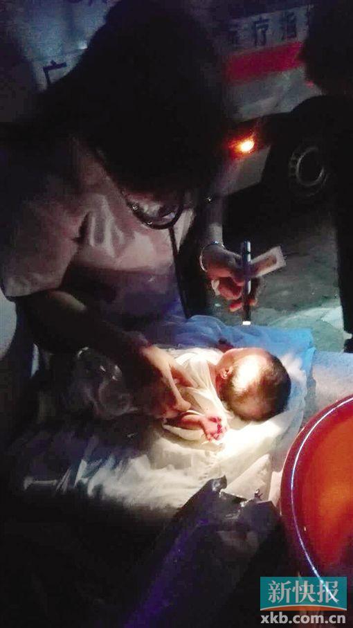 出生僅5天的男嬰被遺棄。 (受訪者供圖)