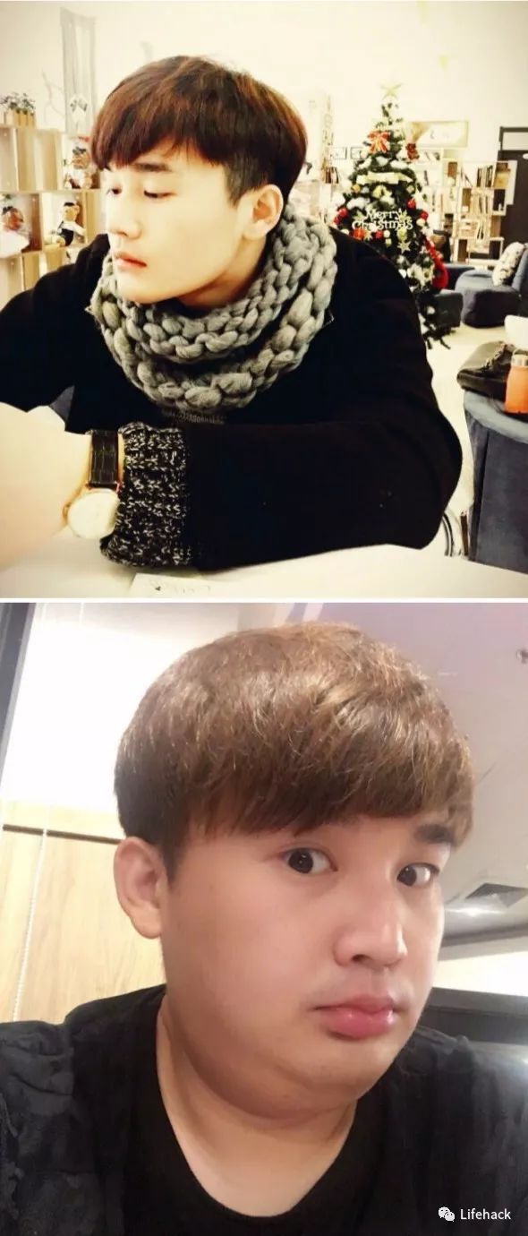 長胖20斤，臉型怎么變？這些例子看完扎心了！