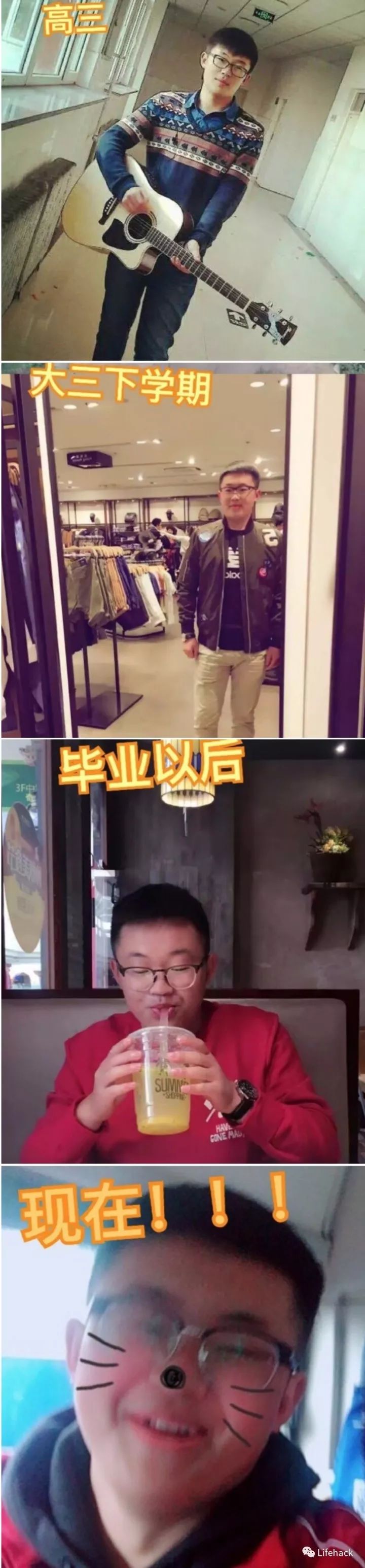 長胖20斤，臉型怎么變？這些例子看完扎心了！