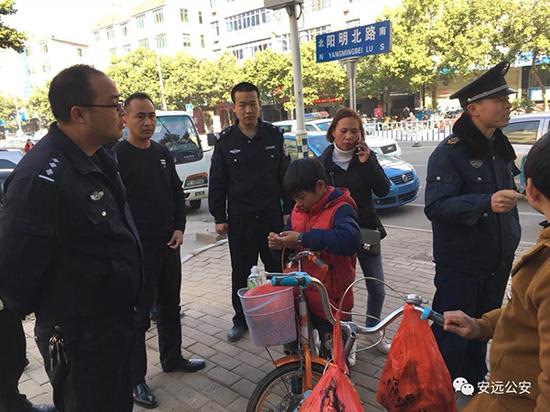 兄弟倆被找到 本文圖均來源:微信公眾號“安遠公安”