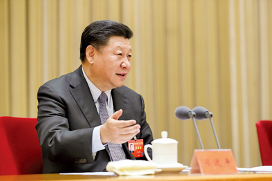 2017年12月28日至29日，中央農(nóng)村工作會議在北京舉行。習(xí)近平在會上發(fā)表重要講話。新華社記者 丁林 攝