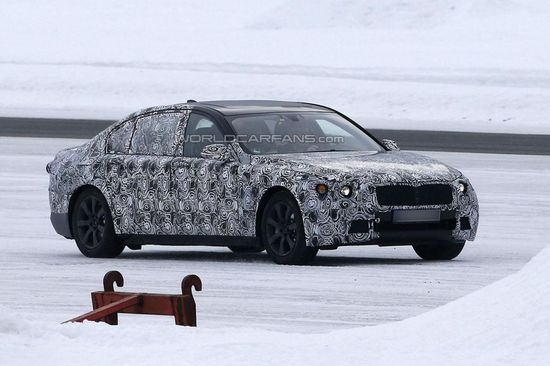 此前曝光的全新7系 此前曝光的全新7系