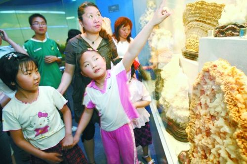 哇，地質(zhì)博物館里好多沒見過的啊！