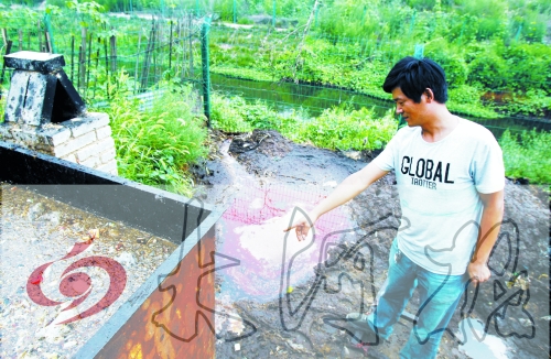 煉油點將骯臟、臭氣熏人的廢水直接排入溝渠。