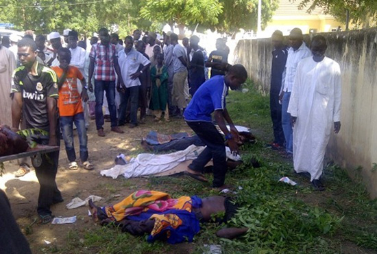 尼日利亞伊斯蘭極端武裝組織“博科圣地”約貝州古杰巴(Gujba)市的農(nóng)業(yè)學(xué)院，射殺數(shù)十名學(xué)生。