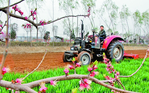 　　3月25日，武陟縣龍源辦事處東馬曲村村民正在田里耕作。時下正值春耕時節(jié)，武陟農(nóng)民紛紛抓住有利時機