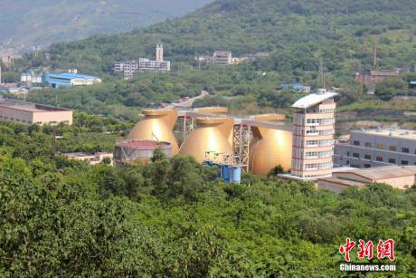 酷似“金蛋”的污水處理廠(chǎng)