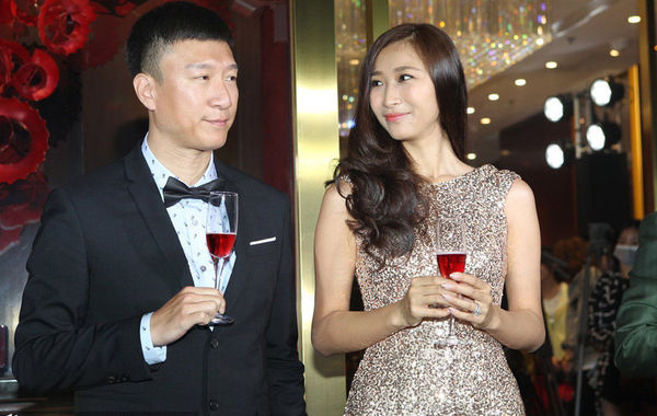 圖為孫紅雷、王駿迪夫婦。