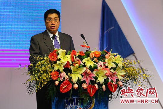 聯(lián)合國(guó)世界旅游組執(zhí)行主任祝善忠演講。