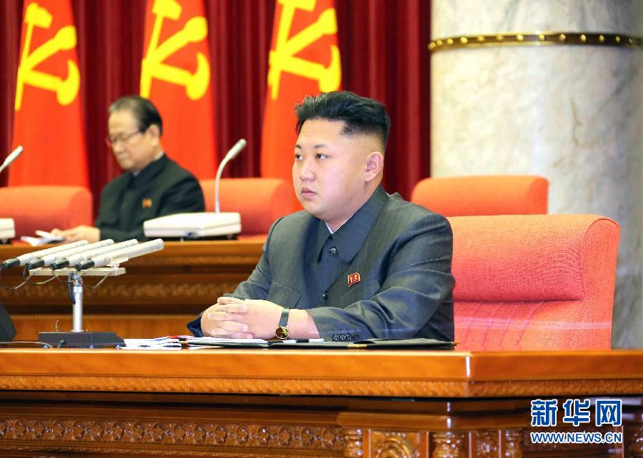 12月8日，在朝鮮平壤，朝鮮勞動(dòng)黨第一書(shū)記金正恩出席并指導(dǎo)朝鮮勞動(dòng)黨中央政治局?jǐn)U大會(huì)議。