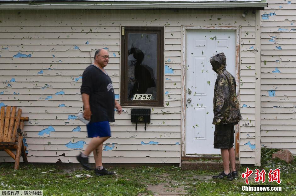 美國中西部遭冰雹襲擊 美國中西部遭冰雹襲擊