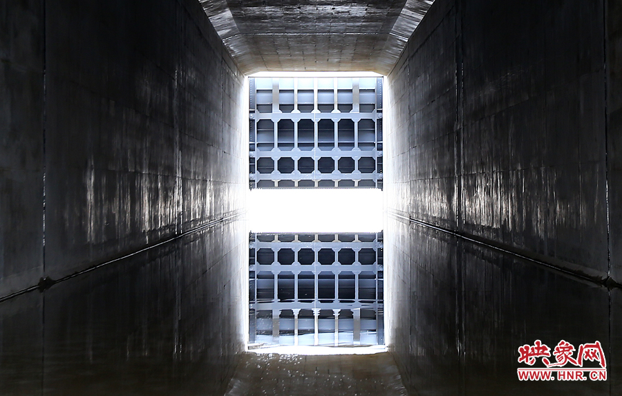 完工的南水北調(diào)水渠，靜靜的等待著首次通水