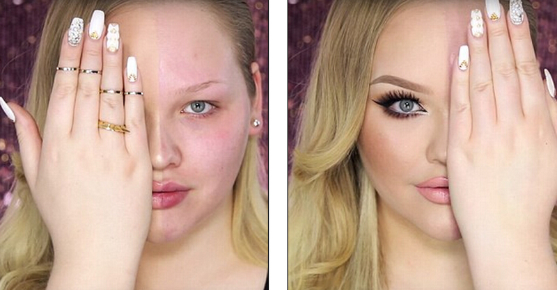 　左邊和右邊真的是一個人嗎？ （網(wǎng)頁截圖）