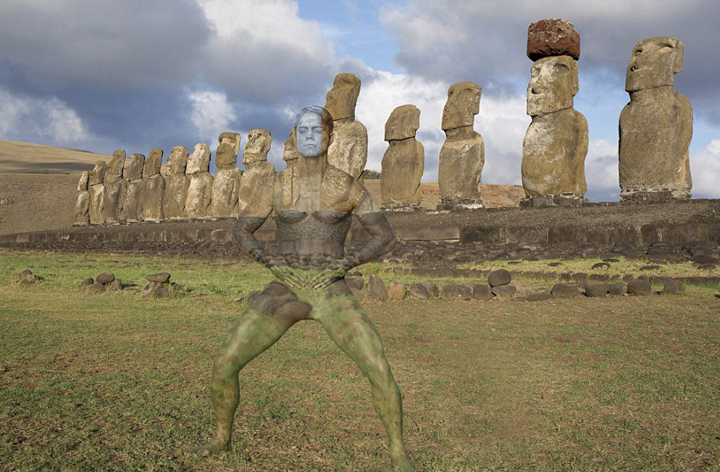 美藝術(shù)家彩繪模特“隱身”世界七大奇跡 美藝術(shù)家彩繪模特“隱身”世界七大奇跡