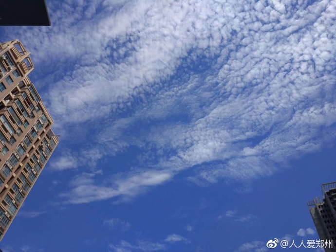 又被鄭州的藍(lán)天刷屏！隨便一拍就是手機(jī)壁紙