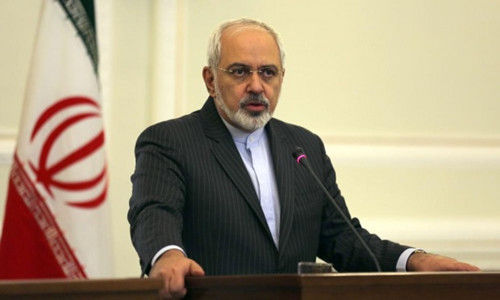 伊朗外交部長(zhǎng)扎里夫。