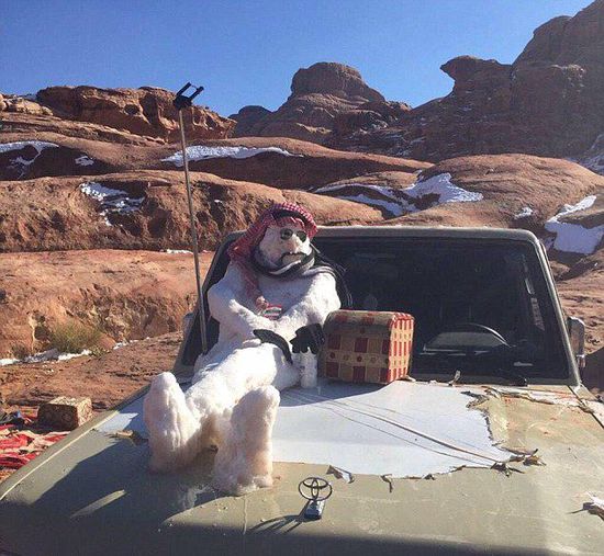 　一位宗教學(xué)者稱堆雪人褻瀆伊斯蘭教，引發(fā)眾多網(wǎng)友不滿。（網(wǎng)頁截圖）