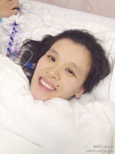 　圖片來源;桑蘭微博。