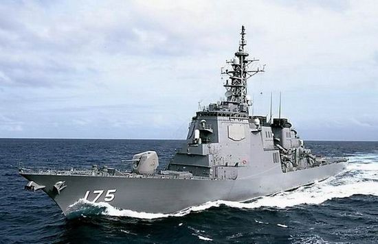 資料圖：日本宙斯盾級導(dǎo)彈驅(qū)逐艦妙高號(DD175)。