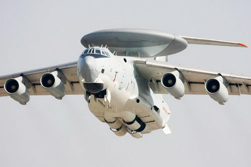 資料圖：國產(chǎn)大型預警機——空警2000。