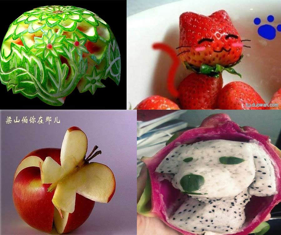 好看又爽口！那些創(chuàng)意十足的水果雕刻藝術(shù)