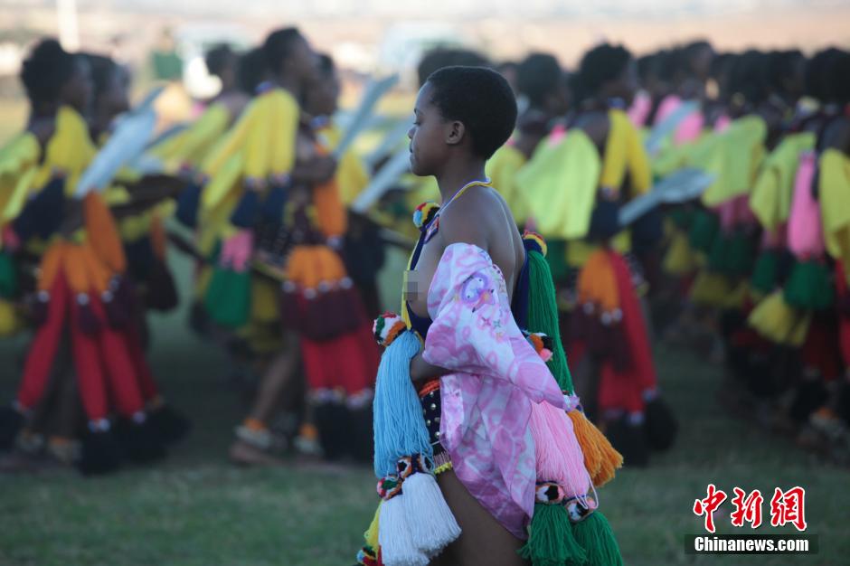 斯威士蘭蘆葦節(jié)開(kāi)選秀女 十萬(wàn)“甄嬛”苦盼國(guó)王垂青 斯威士蘭蘆葦節(jié)開(kāi)選秀女 十萬(wàn)“甄嬛”苦盼國(guó)王垂青